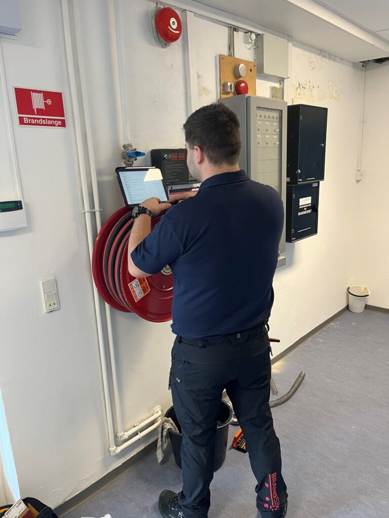 Udskiftning af slange / slangevinde